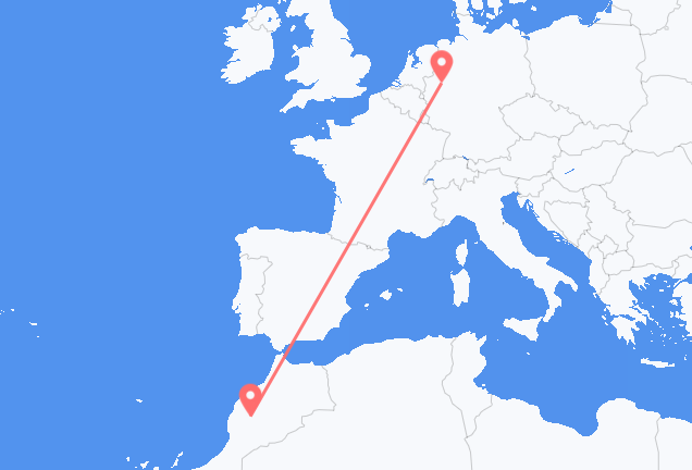 Vuelos de Marrakech a Dortmund