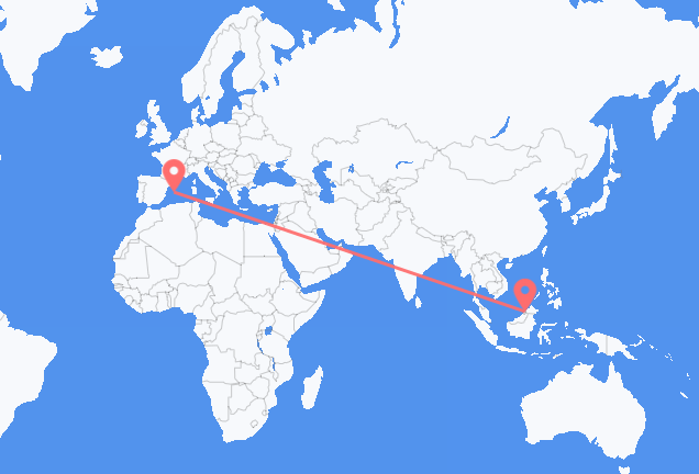 Vuelos de Bandar Seri Begawan hacia Palma