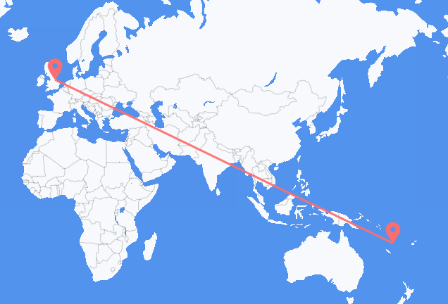 Flyg från Port Vila till Kirmington