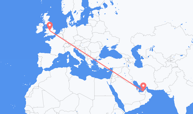 Vuelos de Abu Dhabi a Birmingham