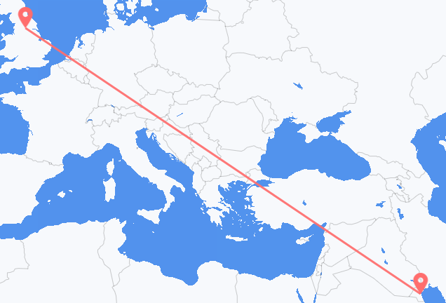 Vuelos de Ciudad de Kuwait a Leeds