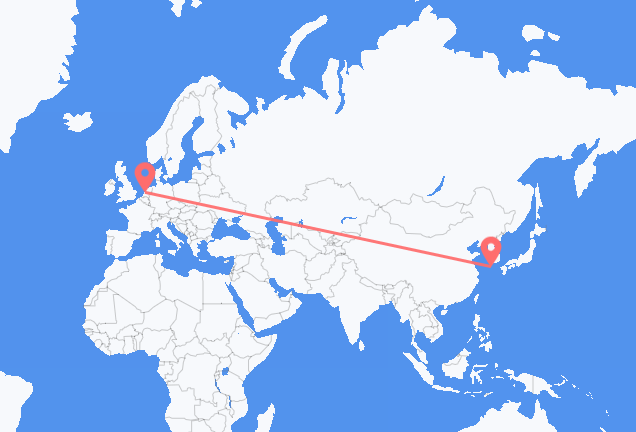 Flug frá Jeju-borg til Amsterdam