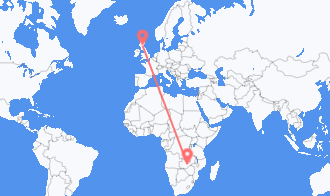 Vuelos de Zambia a Escocia