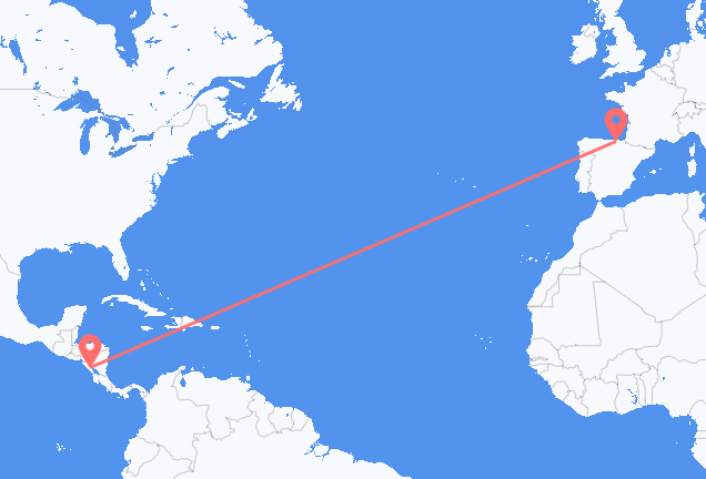 Voli da Managua a Bilbao