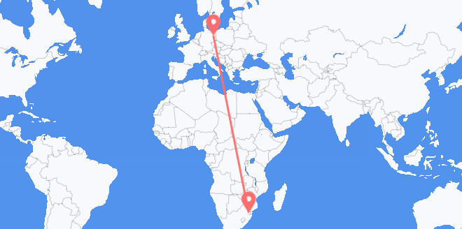 Voli dallo Swaziland Alla Germania