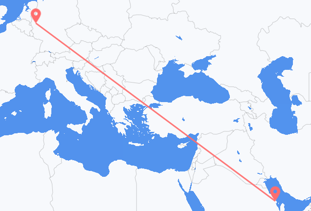 Vuelos de Dammam a Colonia