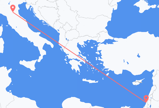 Flyrejser fra Tel Aviv til Bologna