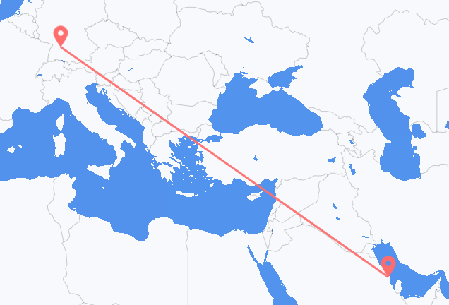 Vuelos de Dammam a Stuttgart