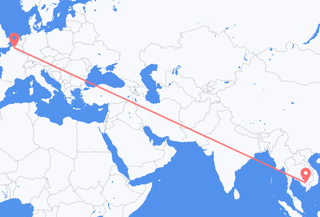 Flyreiser fra Phnom Penh, til Lille