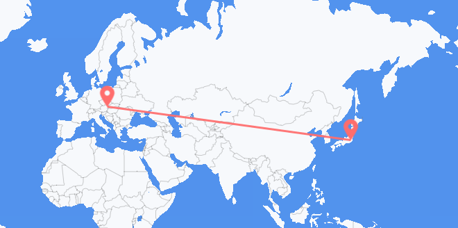 Flüge von Japan nach Österreich