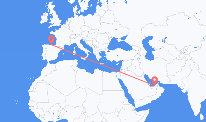 Vols d’Abu Dhabi pour Santander