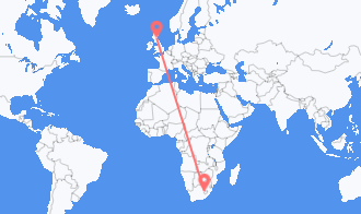 Vols du Lesotho vers l’Écosse