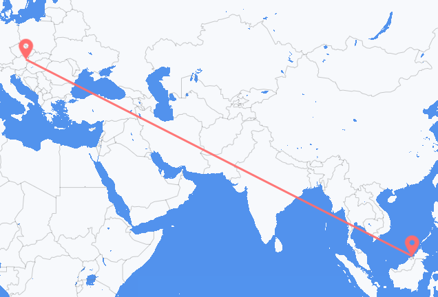 Vuelos de Bandar Seri Begawan a Viena