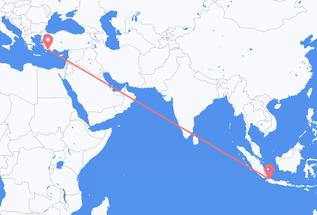 Flüge von Jakarta, nach Dalaman