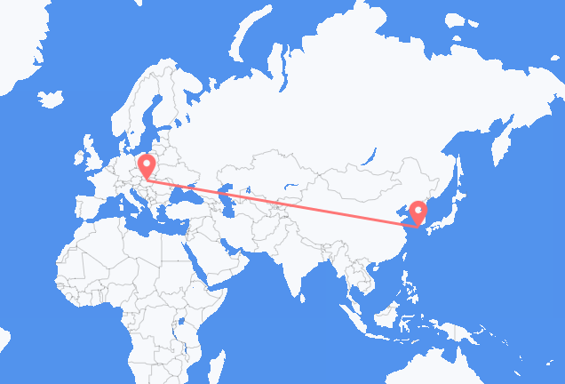 Flug frá Jeju-borg til Búdapest