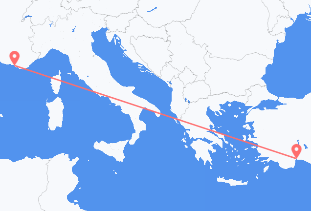 Vuelos de Marsella a Antalya