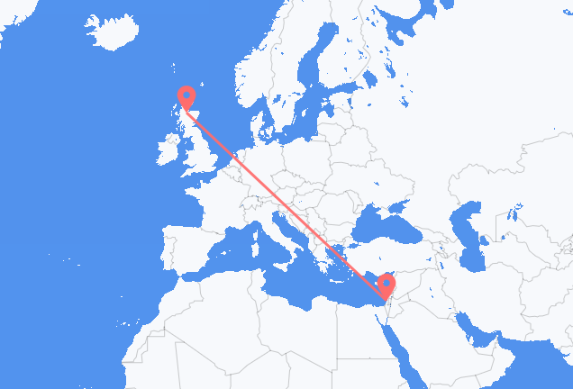 Flyrejser fra Tel Aviv til Inverness