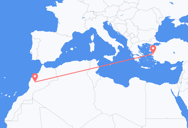 Flüge von Marrakesch, nach Izmir