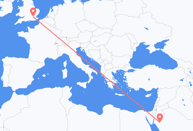 Flug frá Tabuk til London