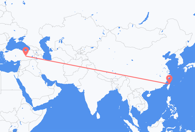 เที่ยวบินจาก ไทเป ไปยัง Elazig
