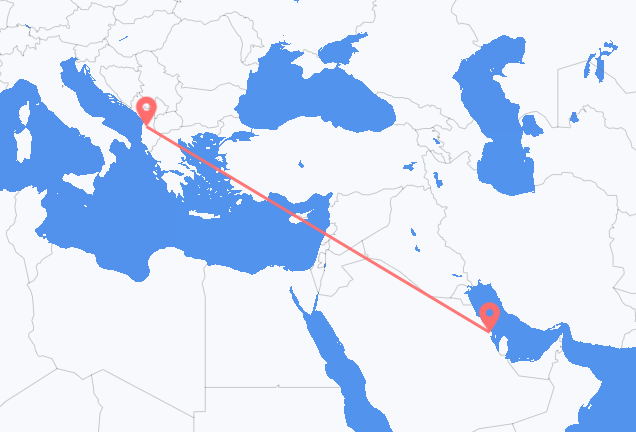 Vuelos de Dammam a Tirana