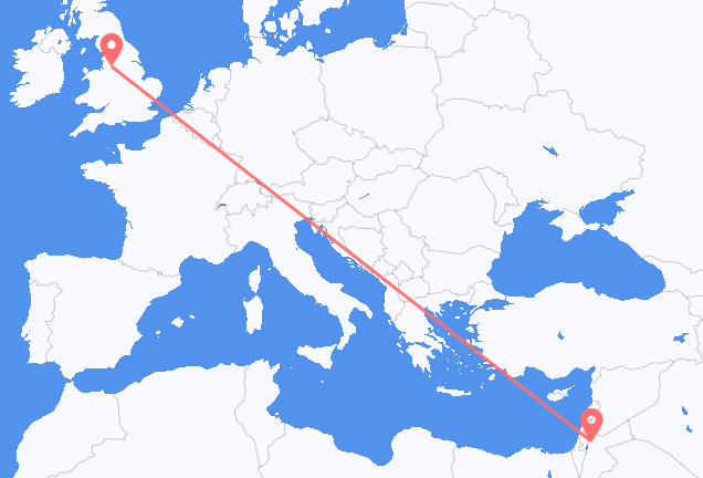 Voli da Amman a Manchester