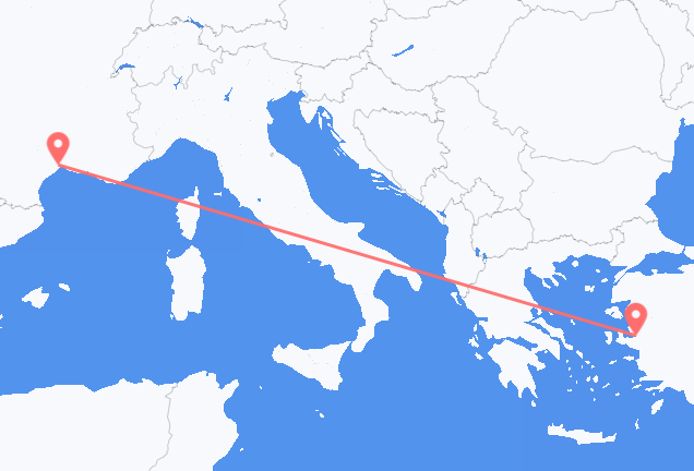 Flyg från Izmir till Montpellier