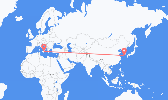 Voos da cidade de Jeju para Reggio di Calabria