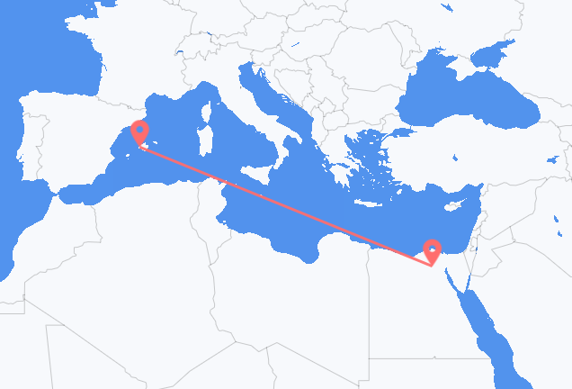 Vols du Caire à Palma