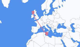 Vluchten van Libië naar Noord-Ierland