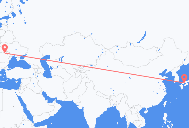 Flug frá Hiroshima til Suceava