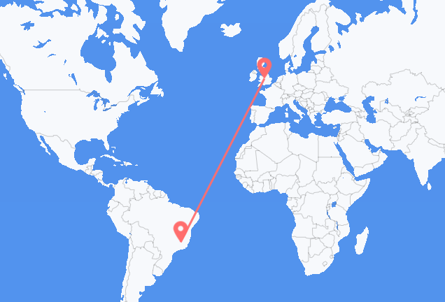 Flyrejser fra Belo Horizonte til Birmingham