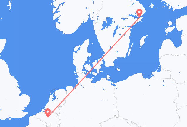 Flüge von Stockholm, nach Brüssel