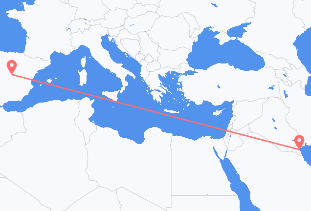 Vuelos de Ciudad de Kuwait a Madrid