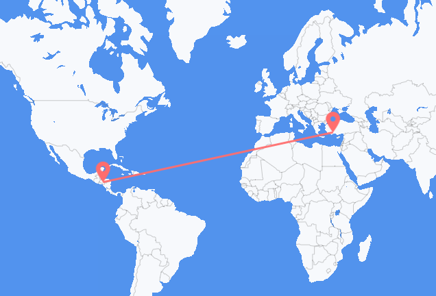 Flyrejser fra Tegucigalpa til Antalya