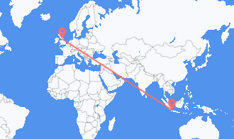 Flüge von Indonesien nach England