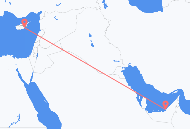 Vuelos de Abu Dhabi a Lárnaca