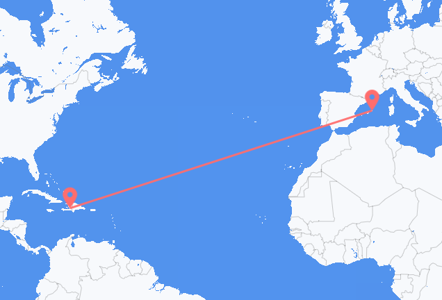 Flyrejser fra Port-au-Prince til Mahon