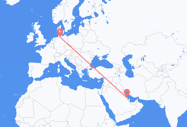 Vuelos de Dammam a Hamburgo