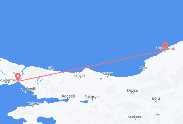 Voli da Istanbul a Zonguldak