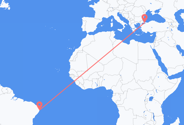 Flyg från Recife (kommun) till Istanbul