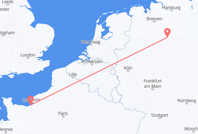 Рейсы из Ганновера в Довиль