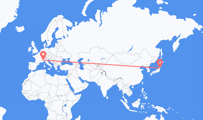 Vuelos de Sendai a Turín