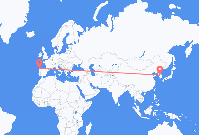 从首爾飞往La Coruña的航班
