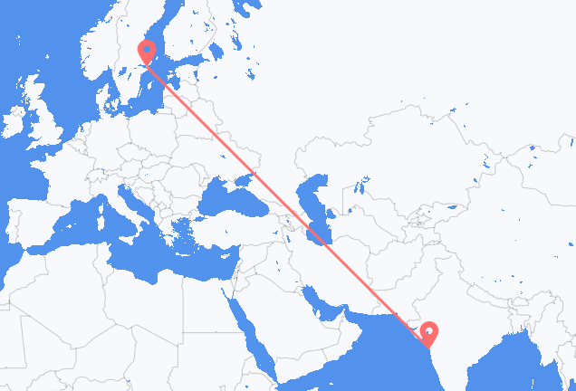 Vols de Bombay pour Stockholm