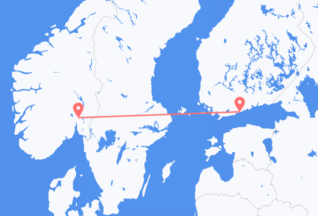 Loty z Helsinki do Oslo