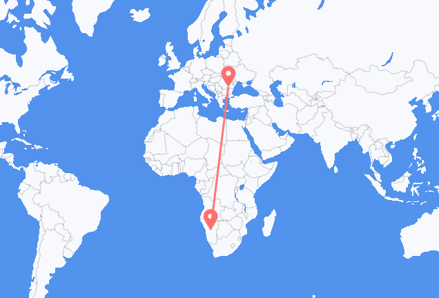 Flyrejser fra Windhoek til Bukarest