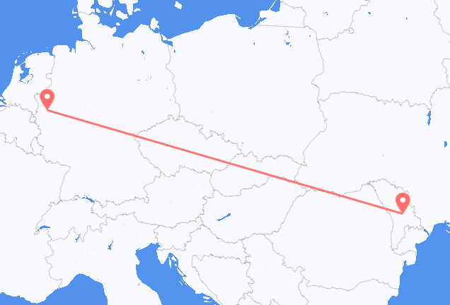 Loty z Duesseldorf do Kiszyniowa