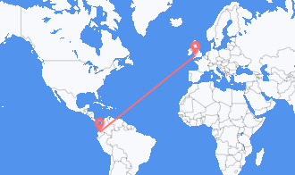 Flyreiser fra Ecuador til Wales