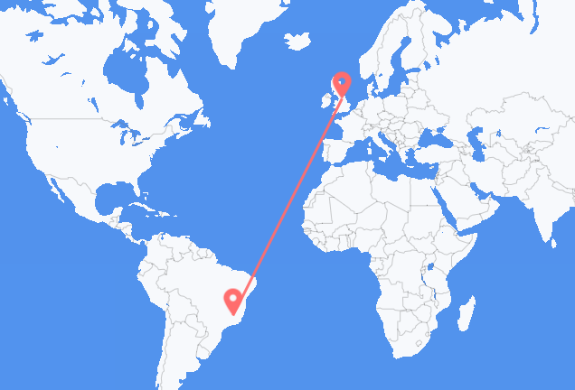 Flyrejser fra Belo Horizonte til Leeds